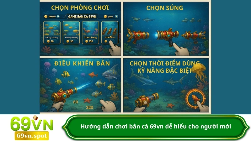 Hướng dẫn chơi bắn cá 69vn dễ hiểu cho người mới