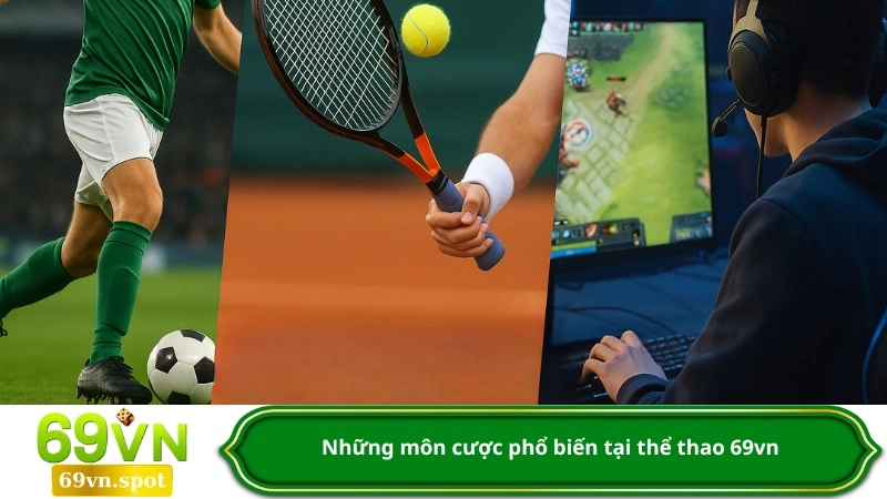 Những môn cược phổ biến tại thể thao 69vn